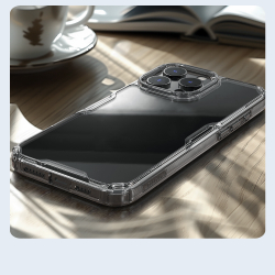 Усиленный прозрачный чехол от Nillkin для iPhone 16 Pro, серия Nature TPU Pro Case