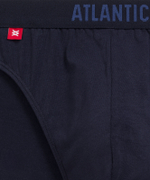 Мужские трусы слипы спорт Atlantic, набор 3 шт., хлопок, темно-синие, 3MP-171