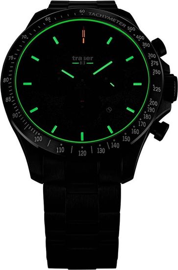 Швейцарские тактические часы Traser P67 Officer Chrono Black 109466