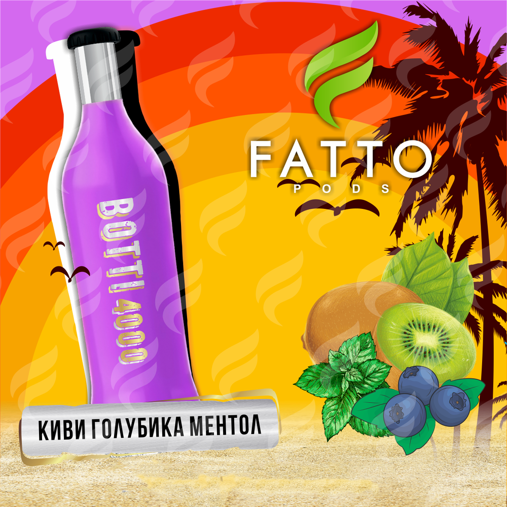FATTO PODS BOTTI (2% nic) – Kiwi Blueberry Menthol