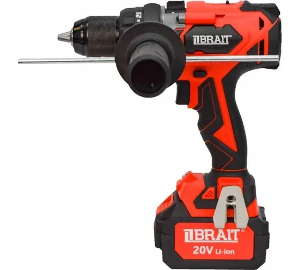 Дрель, 20 В, 2000 об/мин, патрон - быстрозажимной, разноцветный