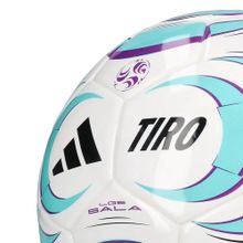 Мяч футзал. ADIDAS Tiro League Sala JW1526, р.4, FIFA Basic, 32 пан, ТПУ, термосш., бело-бирюз-фиол