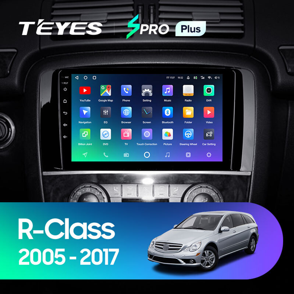 Teyes SPRO Plus 9"для Mercedes Benz R-Class 2005-2017