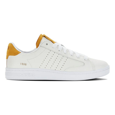 Мужские теннисные кроссовки K-Swiss Lozan Klub LTH Sneakers Men - White, Orange