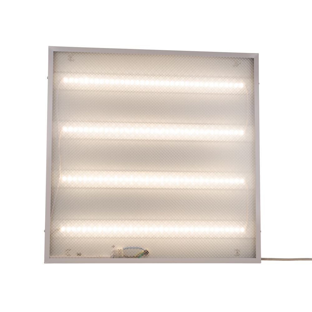 ULP-Q105 6060-45W-4000K WHITE Светильник светодиодный потолочный универсальный. Белый свет 4000K. Рассеиватель призма. Встроенный и-п. Корпус белый. ТМ Volpe