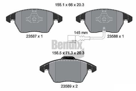 BENDIX Braking - BPD1014-BEN - Brake Pad Set, disc brake