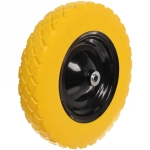 Колесо к тачке 16» 4,00*8 (ось 16мм) вспененный полиуретан