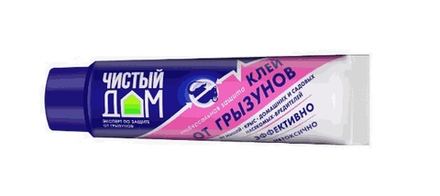 Клей от грызунов и насекомых ЧИСТЫЙ ДОМ 60 гр (1/50)
