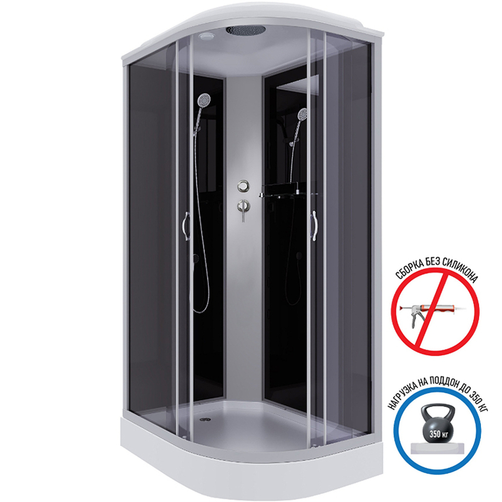 Душевая кабина Niagara Classic 120х80 NG-3512-14L без гидромассажа