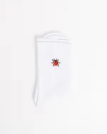 Носки 7 пятниц Божья коровка белые