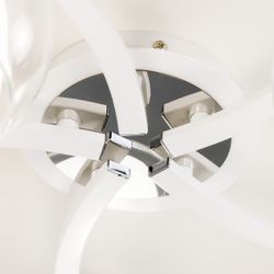 Citilux Кристи CL152150 Люстра потолочная Белая Хром