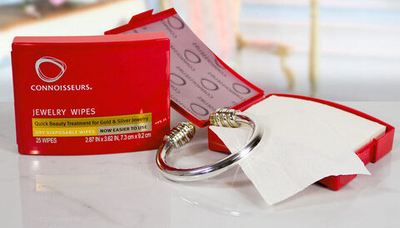 Набор салфеток CONNOISSEURS для полировки ювелирных изделий (25 шт./7,3х9,2 см).