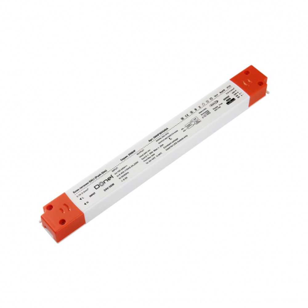 Блок питания DALI, с функцией Push-Dim,  PFC &gt;0.92,  30Вт