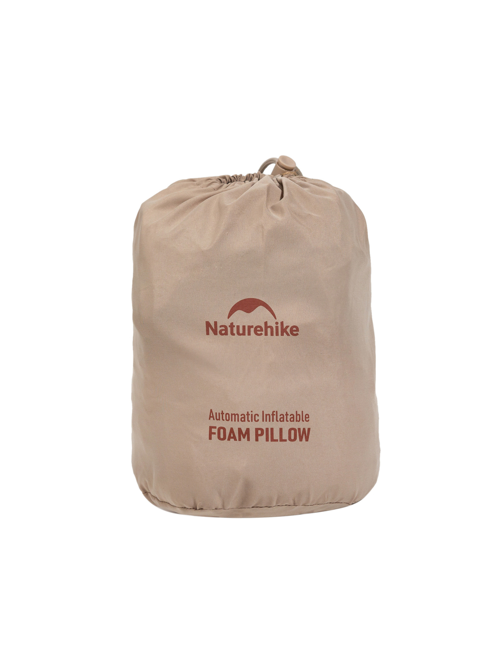 Подушка надувная Naturehike с чехлом, бежевая (NH21ZT001)