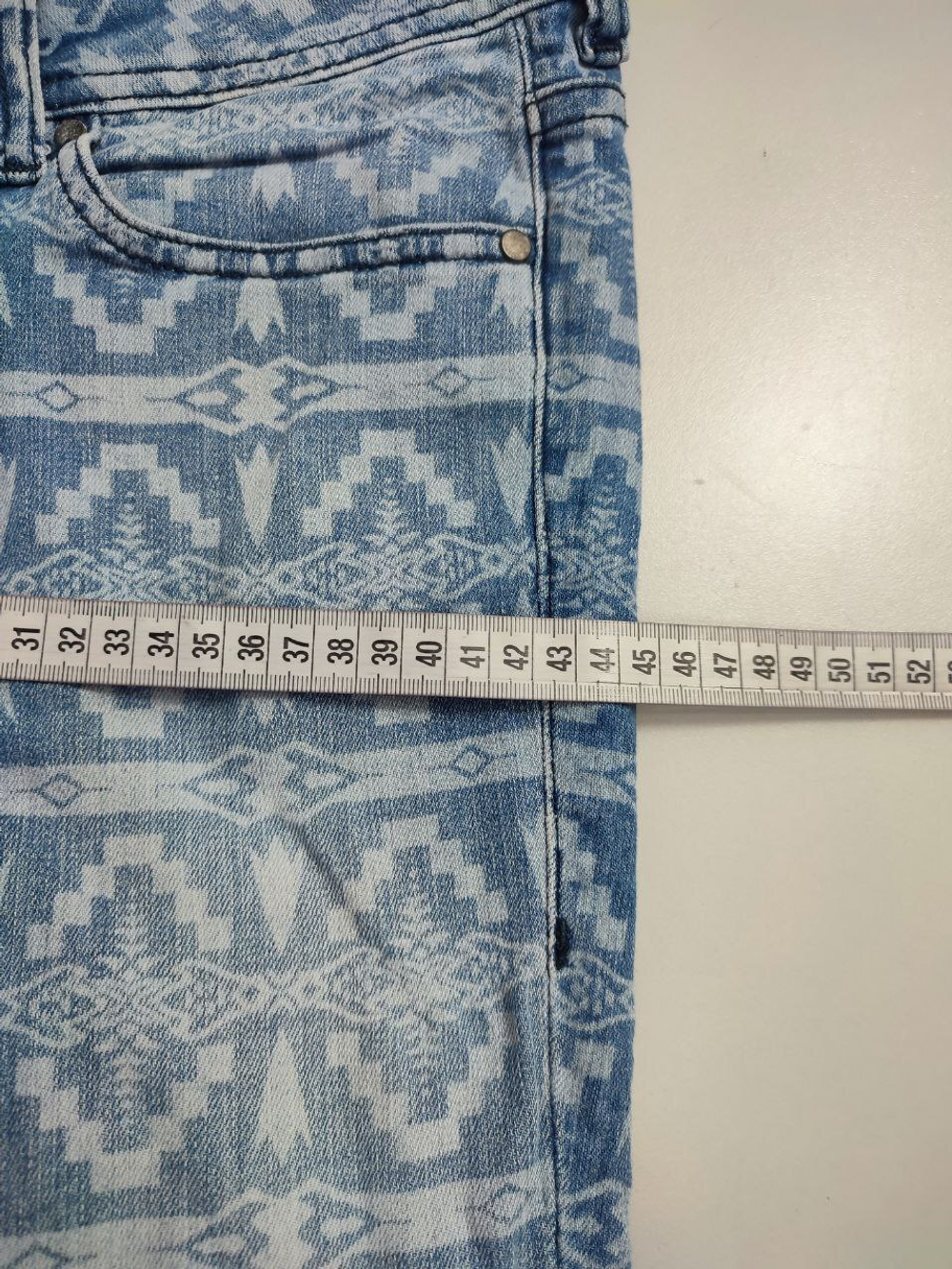 Джинсы Mustang с принтом 46 размер