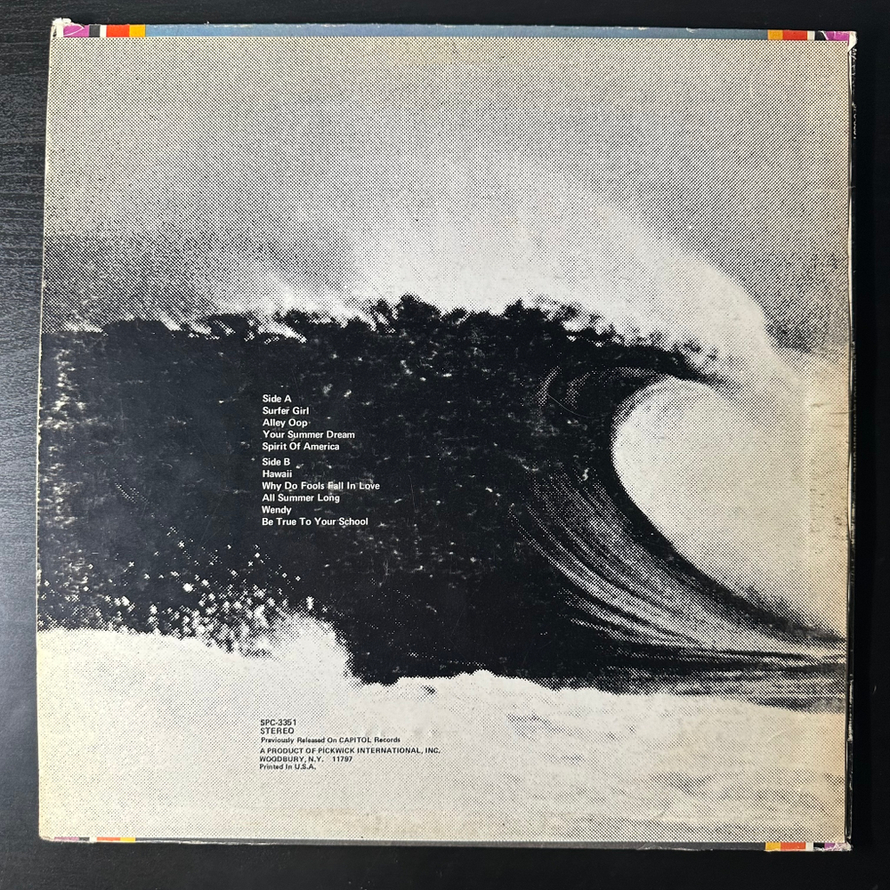 The Beach Boys ‎– Surfer Girl (США 1973г.)