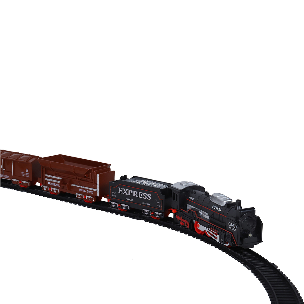 0404377/Железная дорога с поездом на батарейках в/к 38*5*22, 5см/54