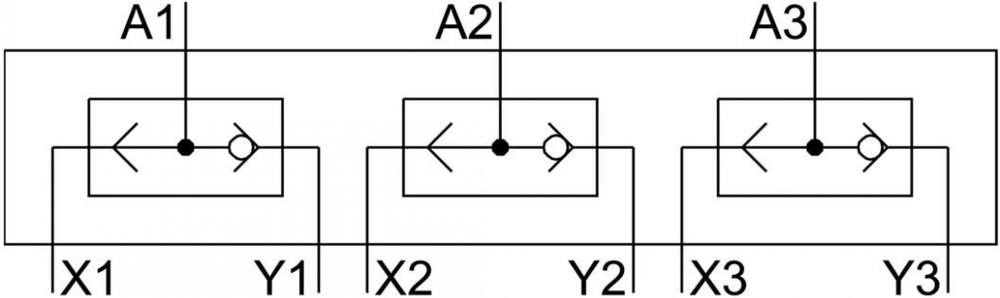 Блок ИЛИ Festo OS-PK-3-6/3