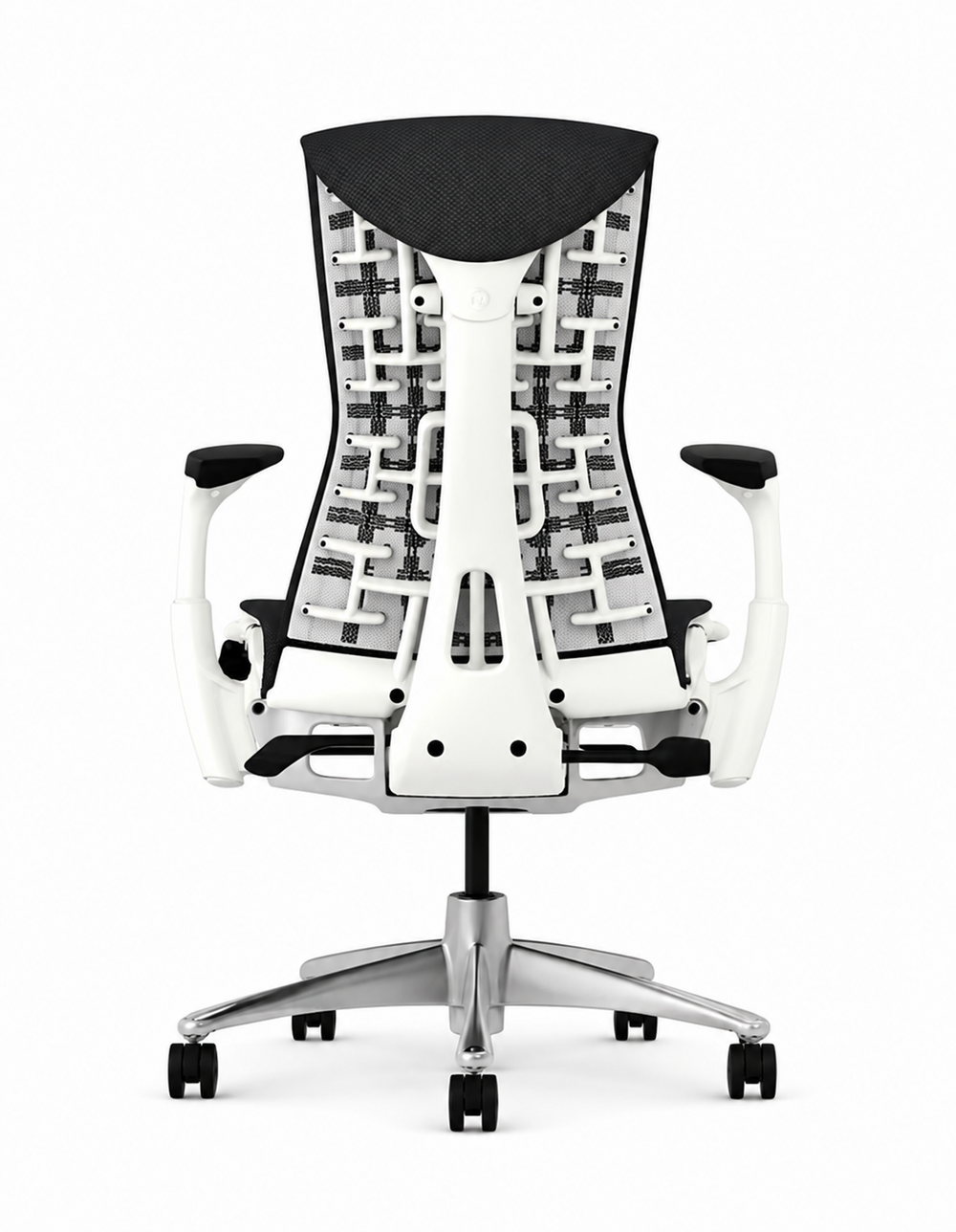 Кресло Herman Miller Embody Dark Carbon - White/Titanium (Balance)