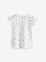 Футболка для девочки Next E44-336, 4 шт., Розовый, Голубой, Белый