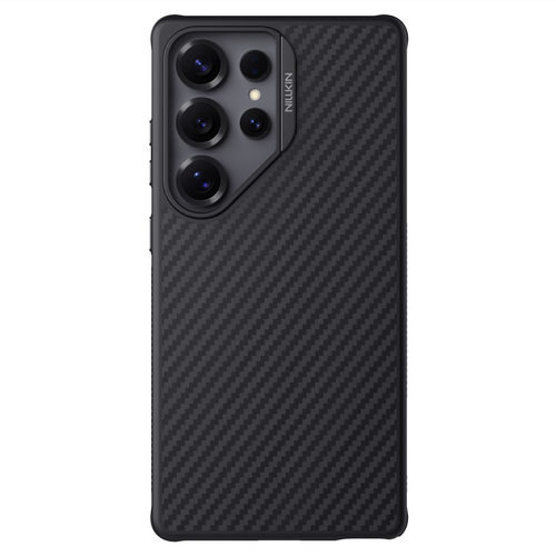 Чехол с MagSafe покрытый углеродным волокном от Nillkin для Samsung Galaxy S25 Ultra, серия Synthetic Fiber Pro Magnetic Case