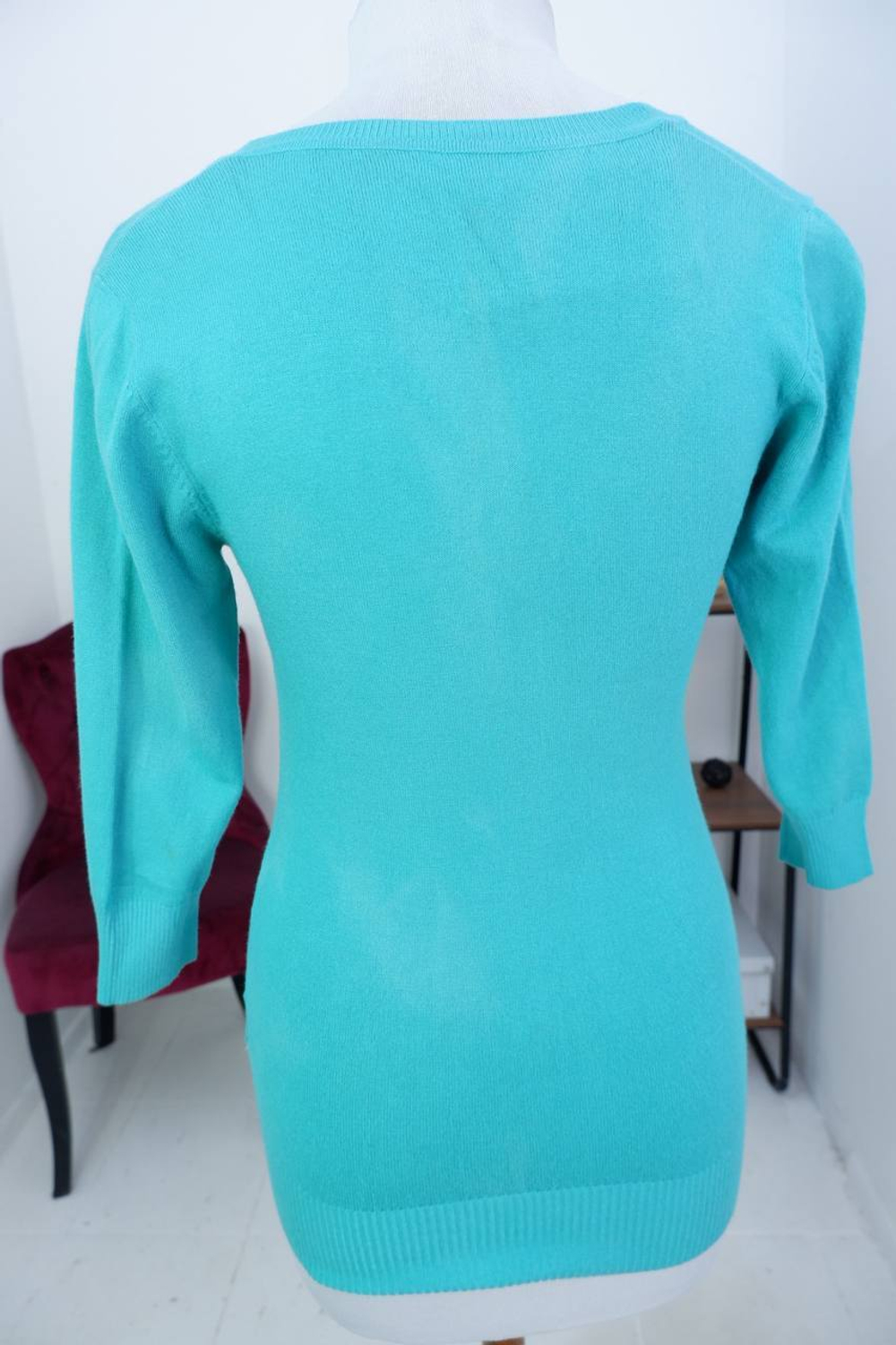 Кардиган по фигуре с хлопком и кашемиром в составе 44 размер