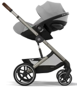Коляска Cybex Balios S Lux TPE complete Cloud G Stone Grey Plus Base G 4 в 1 Chocolate Brown с дождевиками