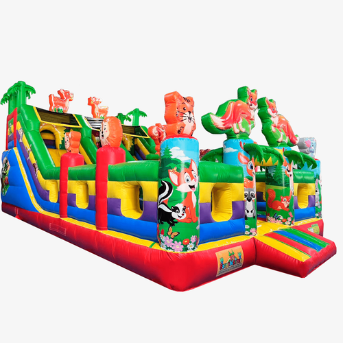 Коммерческий батут "Лесная страна" 10*6*5 м