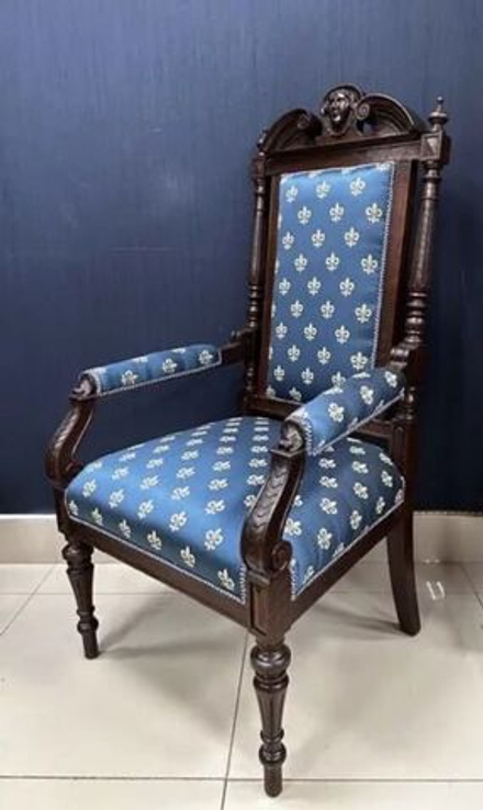 Винтаж: Винтажное кресло с лилиями