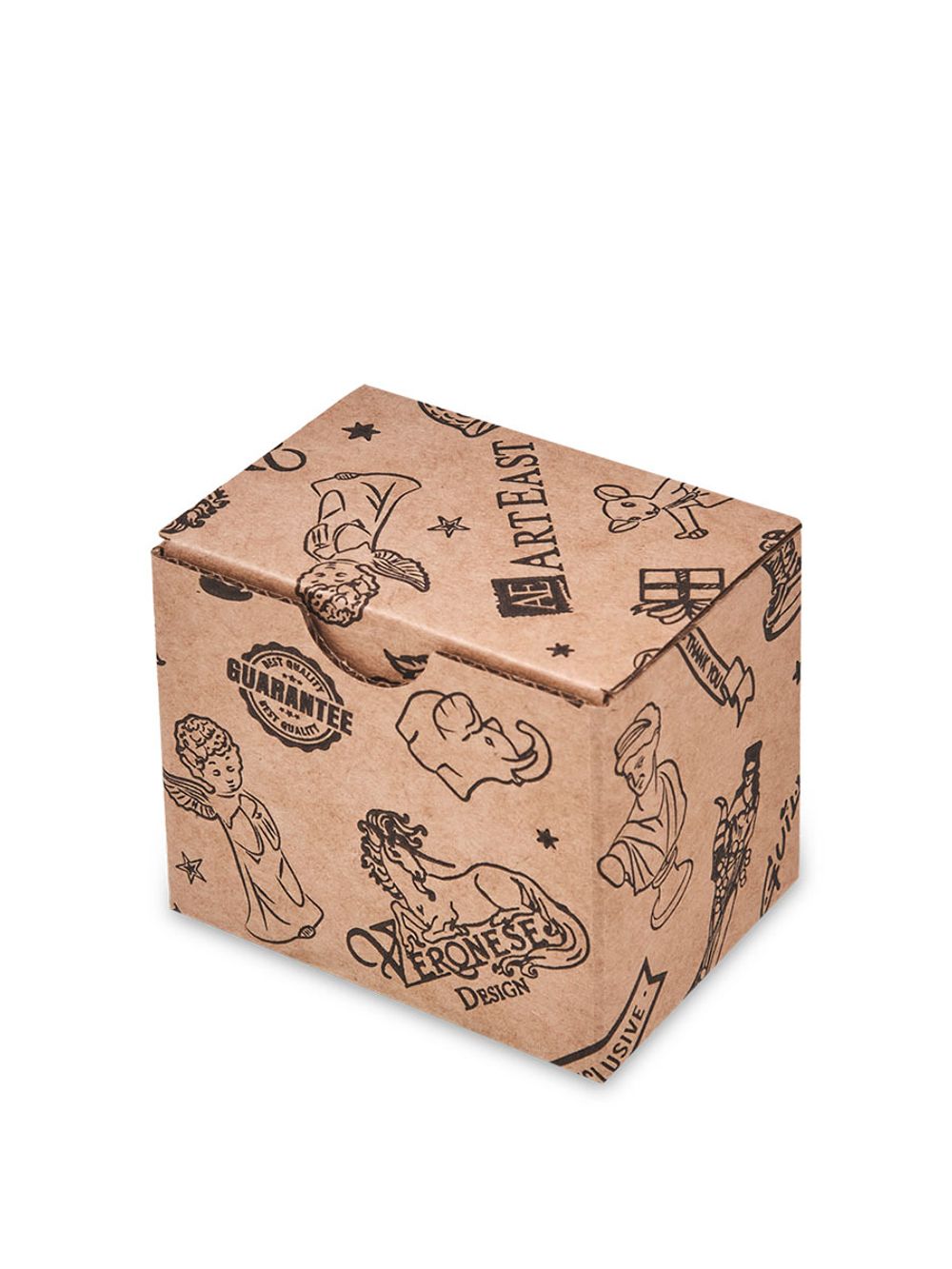 GAEM Art ГКП-11 Коробка с откидной крышкой, со складным дном микрогофрокартон 75х55х65