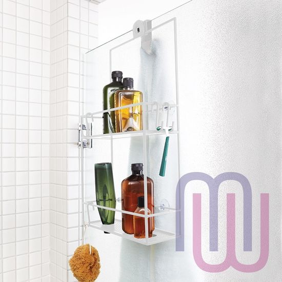 Полка-органайзер для душа Cubiko белая
