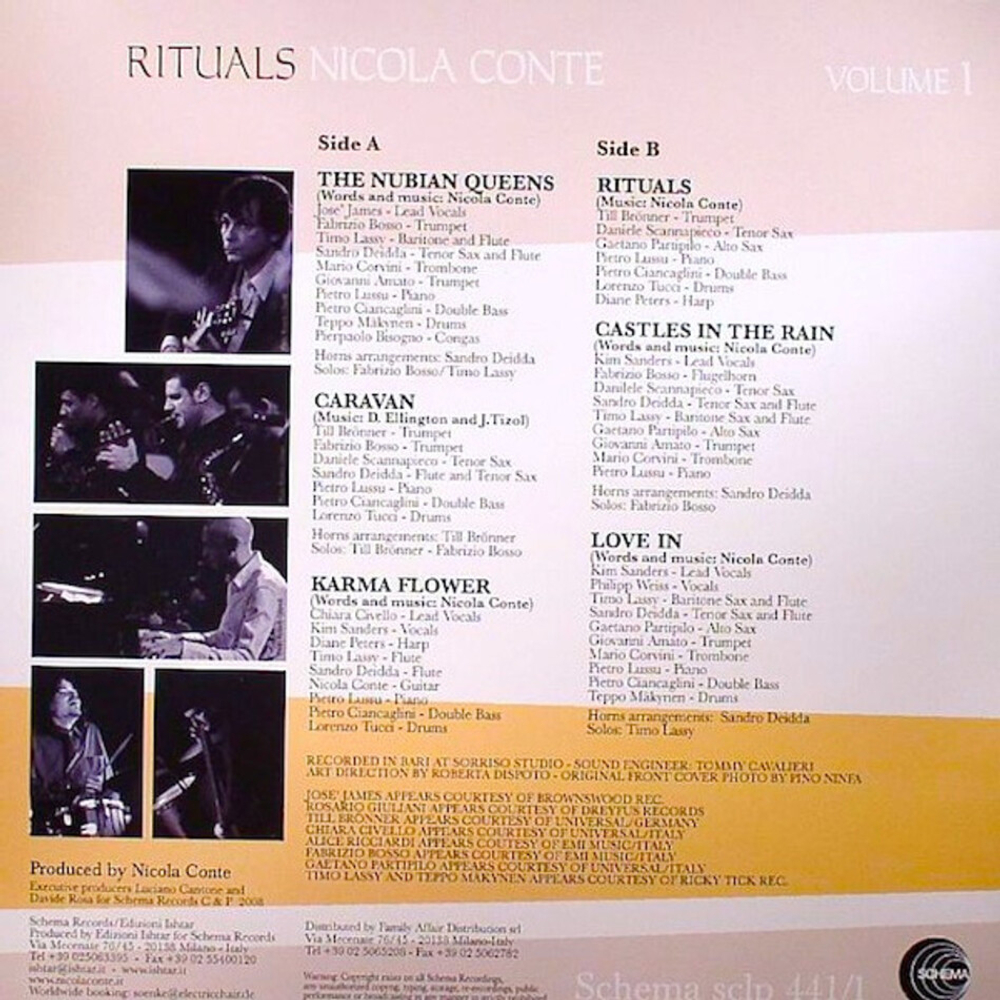Nicola Conte / Rituals (Volume 1 & 2) (2LP)