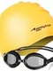 Набор для плавания: очки+шапочка, цвета микс