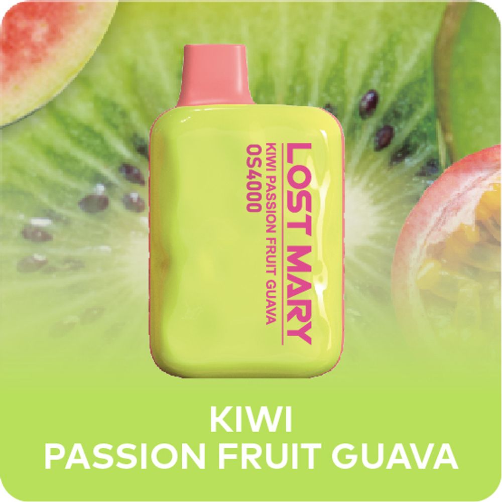 Lost Mary OS4000 - Kiwi Passion Fruit Guava (5% nic)