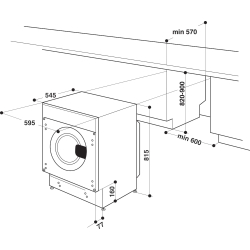 Встраиваемая стиральная машина Whirlpool WDWG 751482 EU