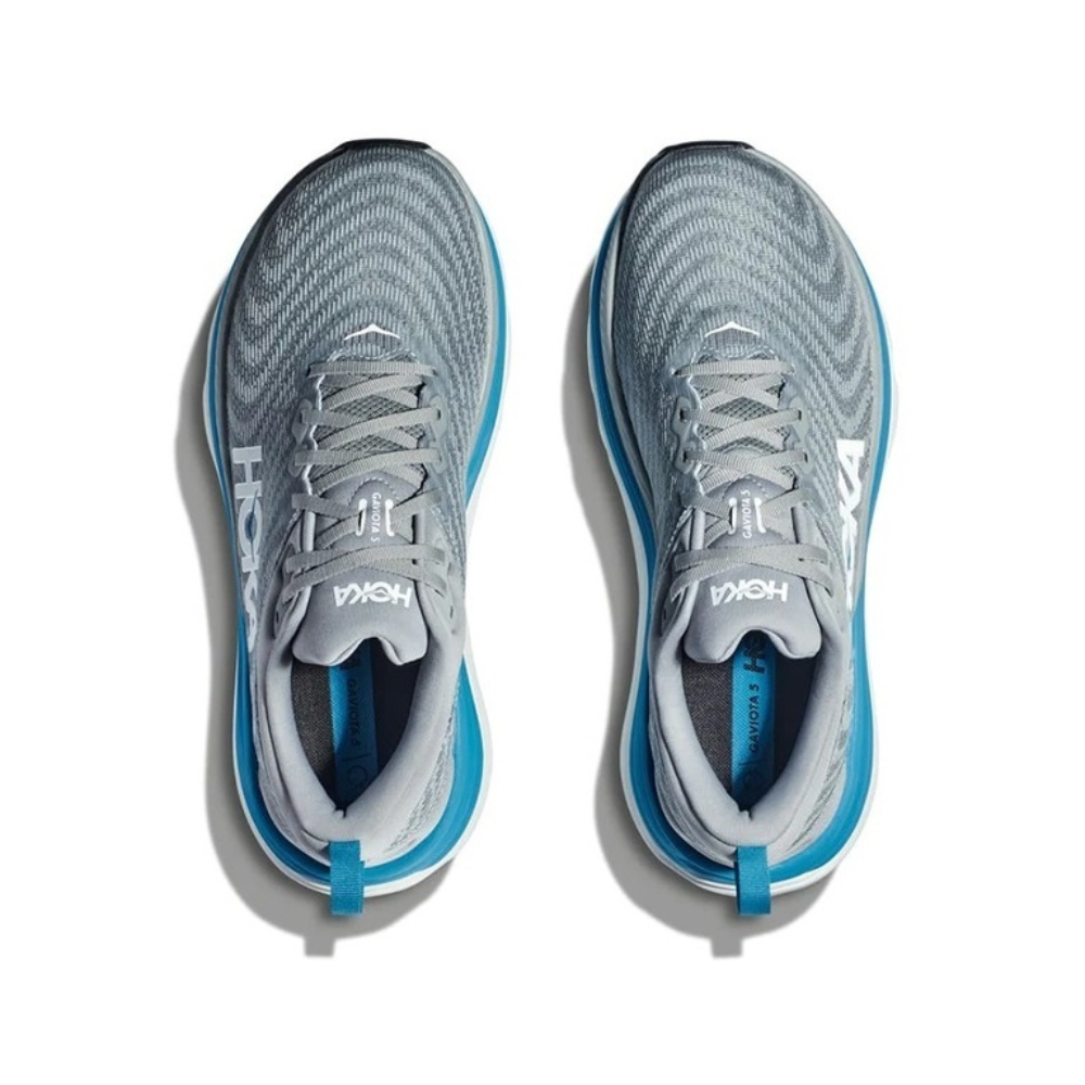 Кроссовки мужские HOKA M GAVIOTA 5 WIDE Limestone / Diva Blue
