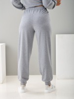 Костюм с брюками КБфл-90М/серый-меланж-п