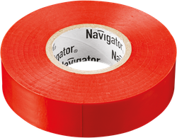 Изолента Navigator 71 104 NIT-B15-20/R красная