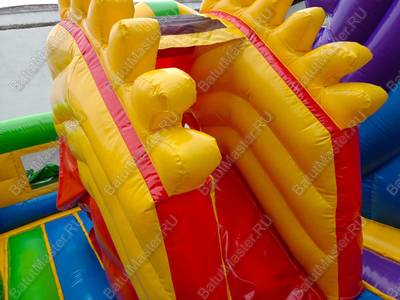 Коммерческий батут «Белый клык» Микс, 6*5*4 м