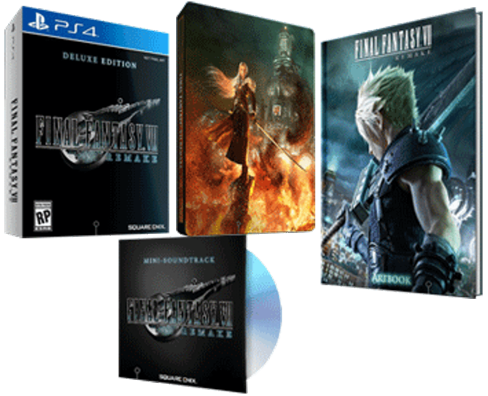 Final Fantasy VII Remake Deluxe Edition (PS4) NEW