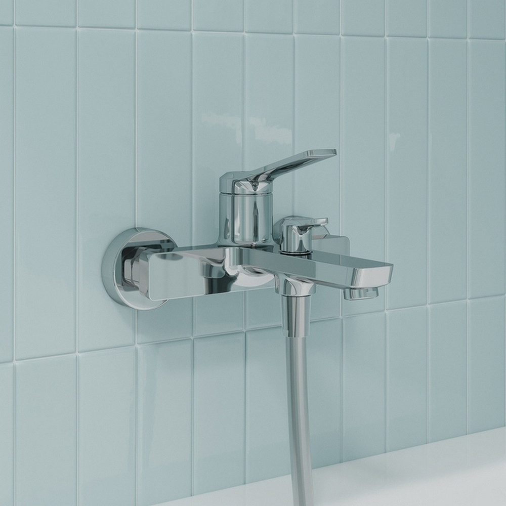 Смеситель для ванны 35к IDDIS PARSB02i02WA "Parker" без душ. аксессуаров, ХРОМ