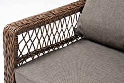 "Гранд Латте" кресло из искусственного ротанга, цвет коричневый