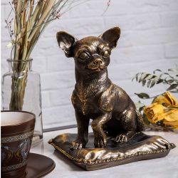 Статуэтка Собака Молли Бронза