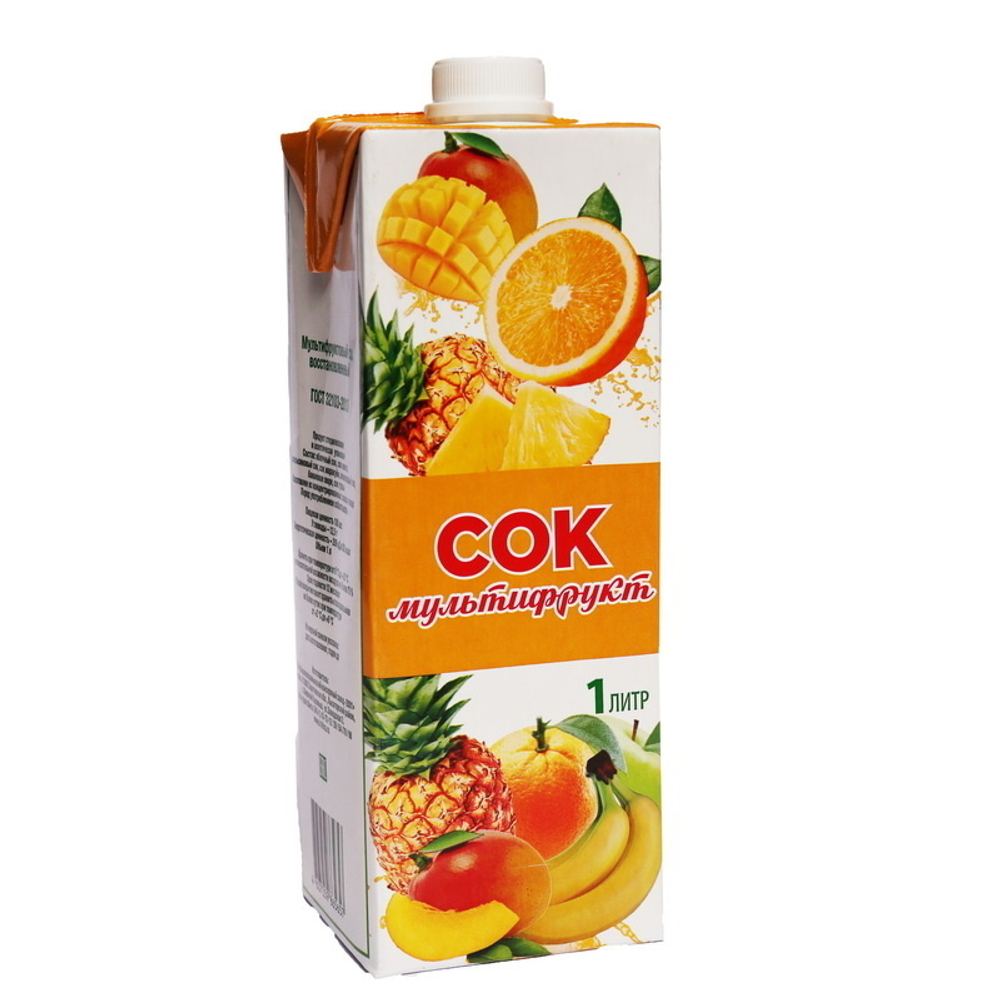 Сок Мультифруктовый Широкий Карамыш 1л