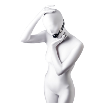 Резиновый кляп для БДСМ игр Anonymo GAG №0304 (черный)