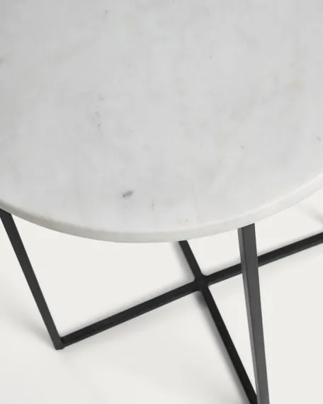 Журнальный столик Burnet, белый мрамор
