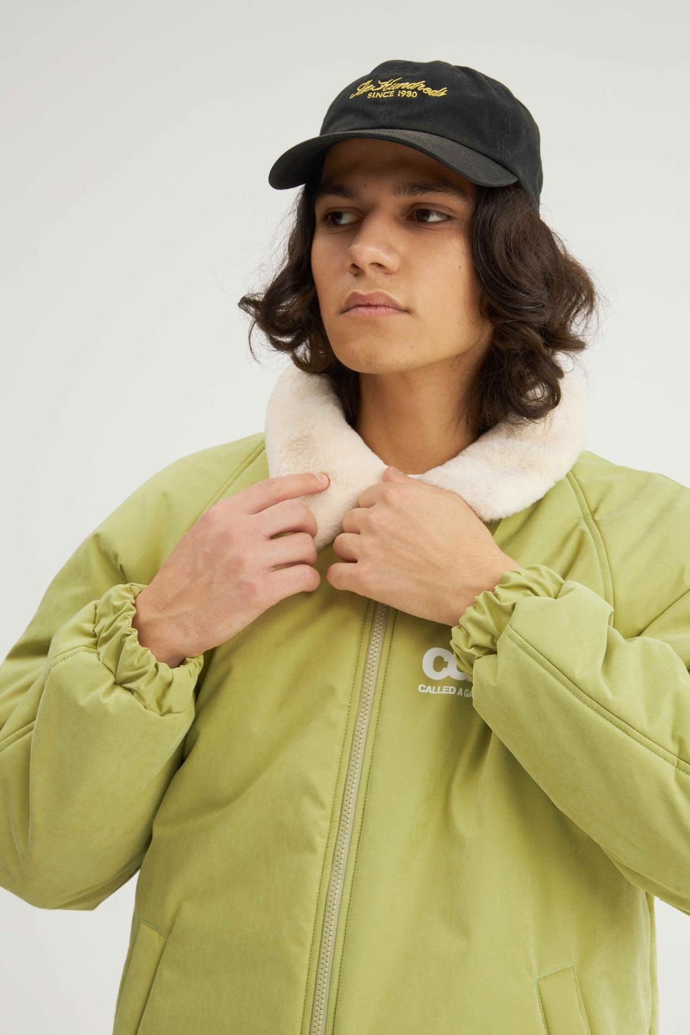 Куртка Зимняя Called a Garment Sheriff Jacket Vol.2 Бледно-Зеленая