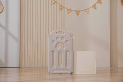 Манеж UNIX Kids DeLuxe Grey,180 x 200 см с игровыми аксессуарами