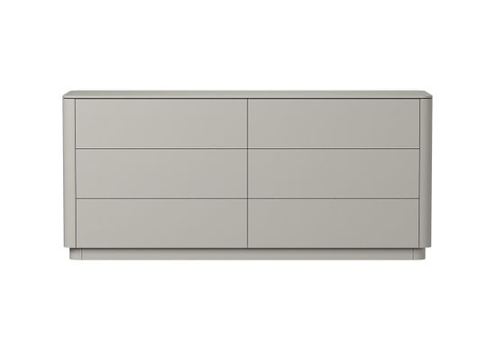 Комод Tammi 6 ящиков ширина 170 см (серо-бежевый)