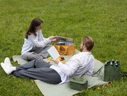 Термосумка для ланч-бокса/косметики/лекарств Smart Picnic, S, темно-зеленая